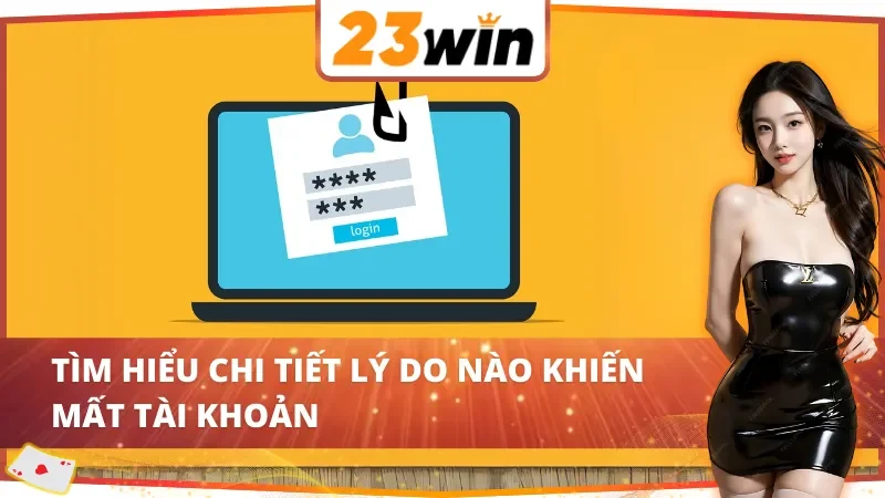 Cách lấy lại tài khoản 23WIN và nguyên nhân bị mất tài khoản