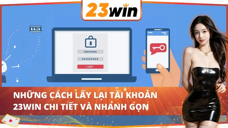 Những cách lấy lại tài khoản 23WIN chi tiết và nhanh gọn