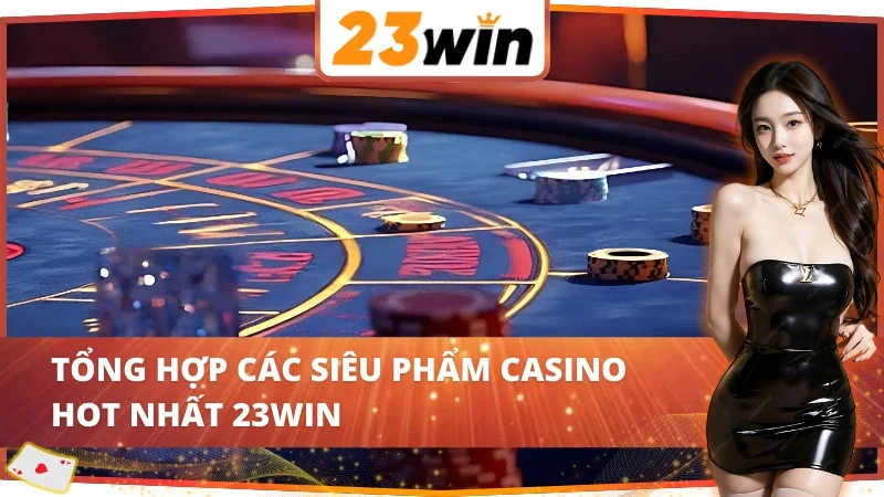 Tổng hợp các siêu phẩm top đầu sảnh Casino tại 23Win