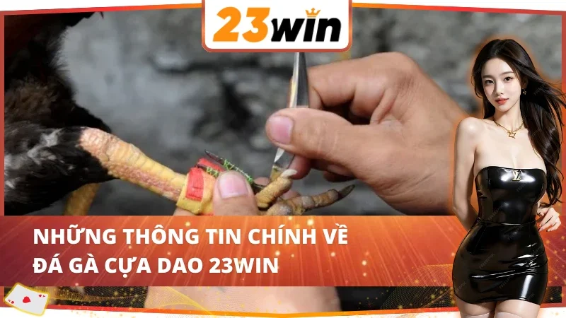 Tổng quan những điều thú vị về Đá Gà Cựa Dao 23WIN