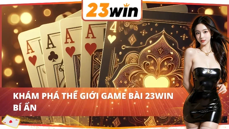 Game Bài 23WIN - Điểm Hẹn Gặp Gỡ Của Những Chiến Lược Gia 2 Phiêu lưu trong thế giới game bài 23WIN huyền bí
