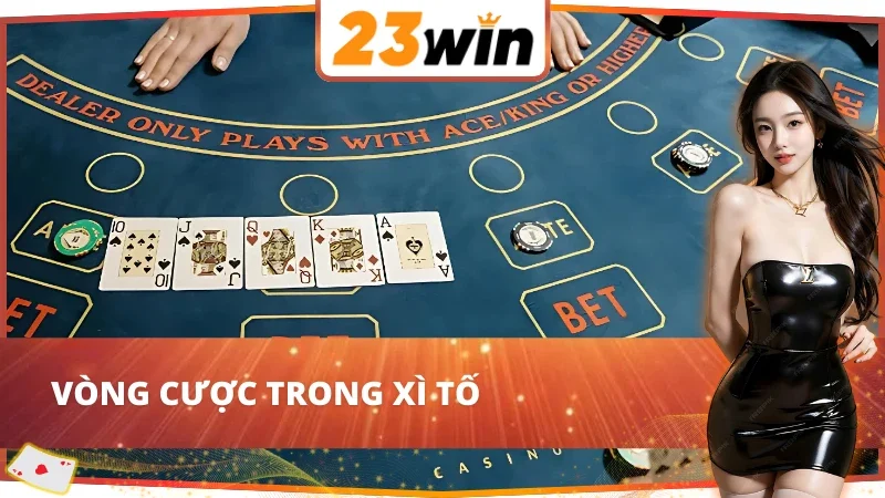 Những vòng cược trong Poker 23Win