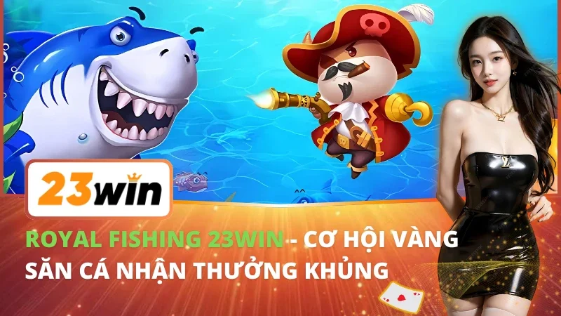 Royal Fishing - Cơ Hội Vàng Săn Cá Nhận Thưởng Khủng Tại 23WIN 8 Royal Fishing