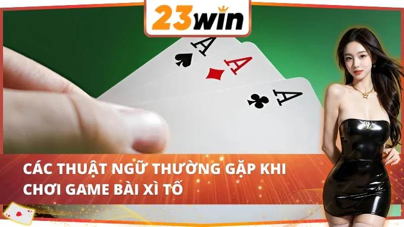 Xì Tố - Trải Nghiệm Game Bài Đẳng Cấp Nhất 23Win Hiện Nay 3 Các thuật ngữ mà người chơi cần biết khi chơi Xì Tố 23Win